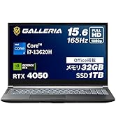 Amazon.co.jp: ガレリア ゲーミングノートPC 【 RTX 4050 / Core i7